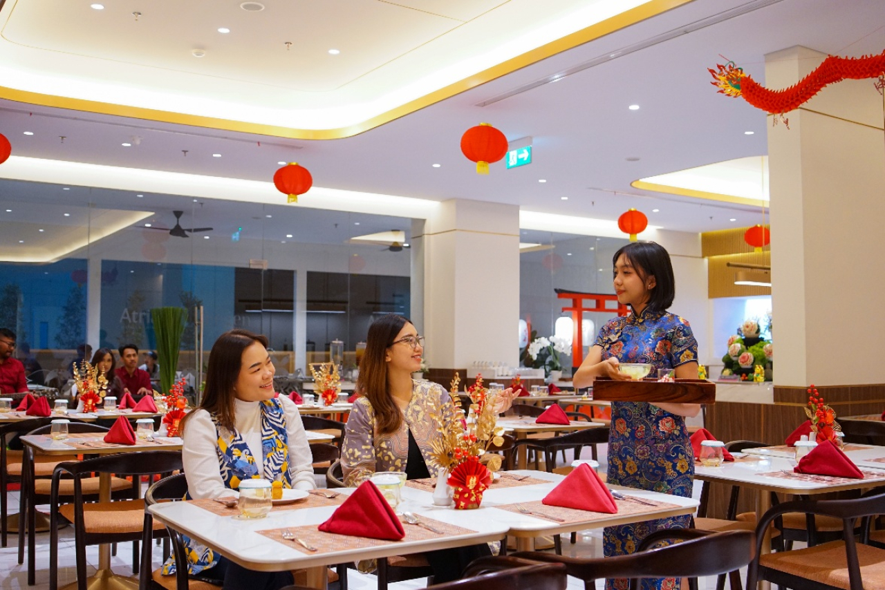 Akhir pekan menjadi momen yang tepat untuk berkumpul bersama keluarga, sahabat, maupun rekan kerja. Melalui konsep All You Can Eat, Taste of Asia di Atria Hotel Malang (Foto: Dok istimewa)