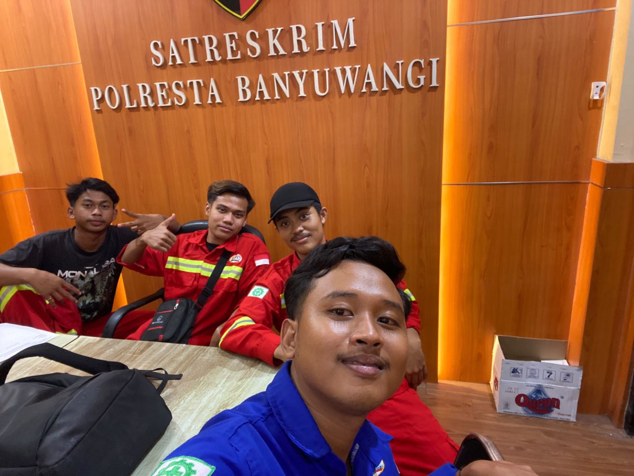 Foto : Staf RTC saat di polres Banyuwangi