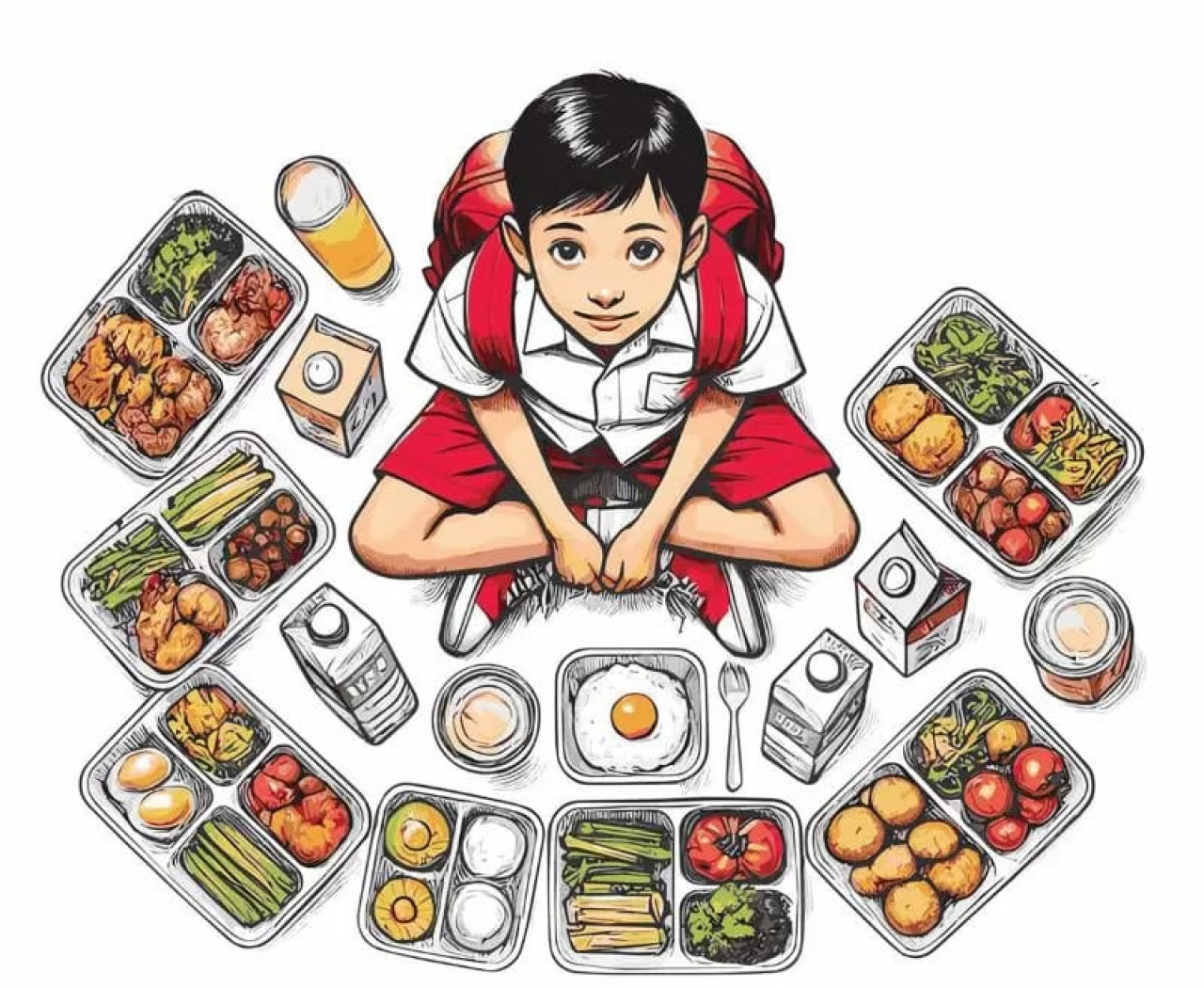 Ilustrasi: siswa di SDN Purwajaya Tempuran enggan makan menu MBG, hal ini dikarena tidak sesuai keinginan murid yang dinilai tidak enak