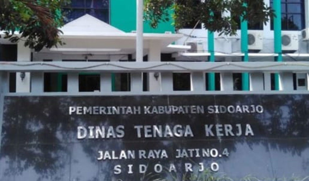 Kantor Disnaker Kabupaten Sidoarjo (Foto: Dok info/med)
